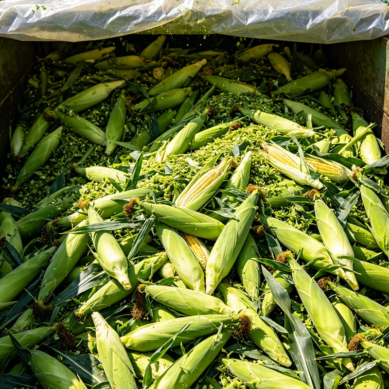 Каковы процессы производства цельнорастительного кукурузного силоса?
